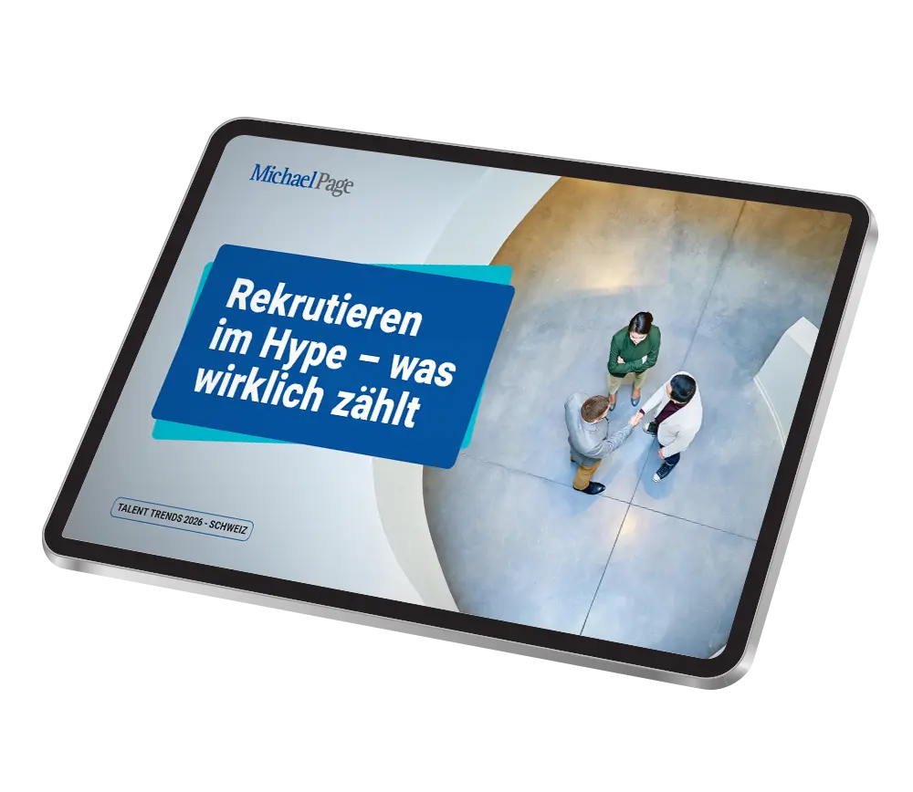 Additional Talent Trends 2026 image featuring a tablet with this year's edition cover
