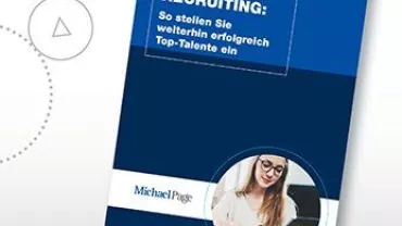 Cover of a book on remote recruiting by Michael Page.