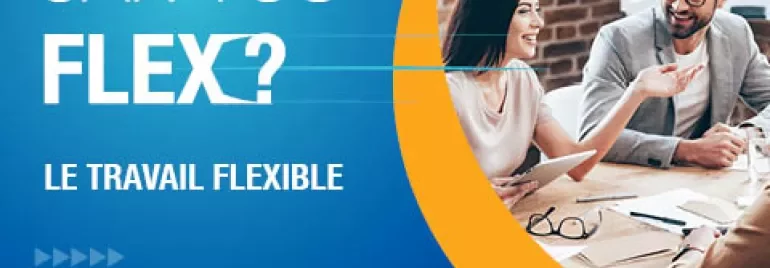 Des personnes discutant du travail flexible autour d'une table.