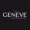 Geneva Airport logo on a dark background.